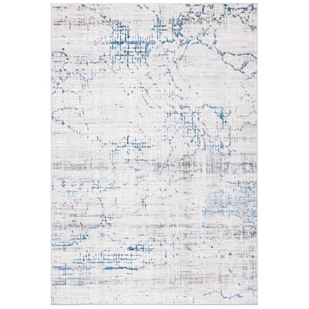 Safavieh 8 x 10 ft. Amelia Contemporary Rectangle Power Loomed Rug Gray & Blue ALA248G-8